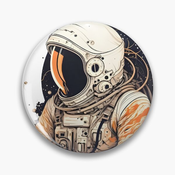 Item preview, Beautiful Astronaut in Space  designed and sold by MoonRag.