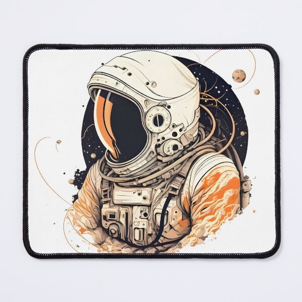 Item preview, Beautiful Astronaut in Space designed and sold by MoonRag.