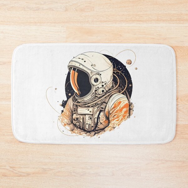 Item preview, Beautiful Astronaut in Space  designed and sold by MoonRag.