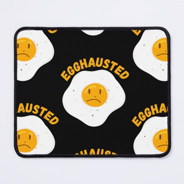 Item preview, Egghausted - Exhausted Egg Puns designed and sold by Millusti.