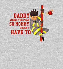 Funny Firefighting Daddy T-Shirt - Firefighter Dad Fireman Kids Pullover Hoodie