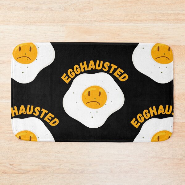Item preview, Egghausted - Exhausted Egg Puns designed and sold by Millusti.