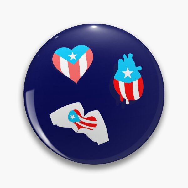 Item preview, Puerto Rico Flag Boricua Hearts Set designed and sold by byDarling.