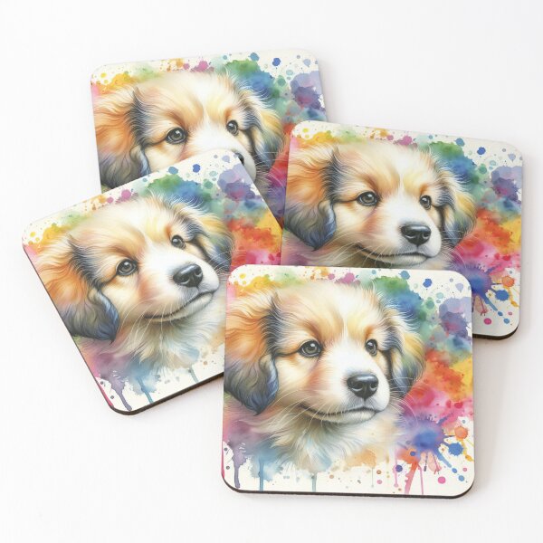 Item preview, “Pawsitively Vibrant: A Dog’s Chromatic Tale” St. Bernard or Saint Bernard  designed and sold by Dominika Farkašová.