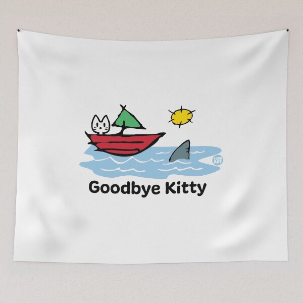 Aperçu de l'œuvre GOODBYE KITTY - SHARK créée et vendue par TODD GOLDMAN.
