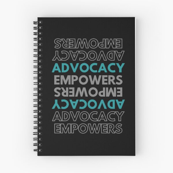 Item preview, advocacy empowers - teal and Black designed and sold by SadTea-Longhaul.