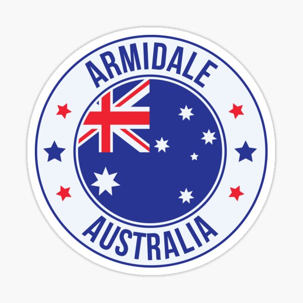 Armidale in Australia Sticker