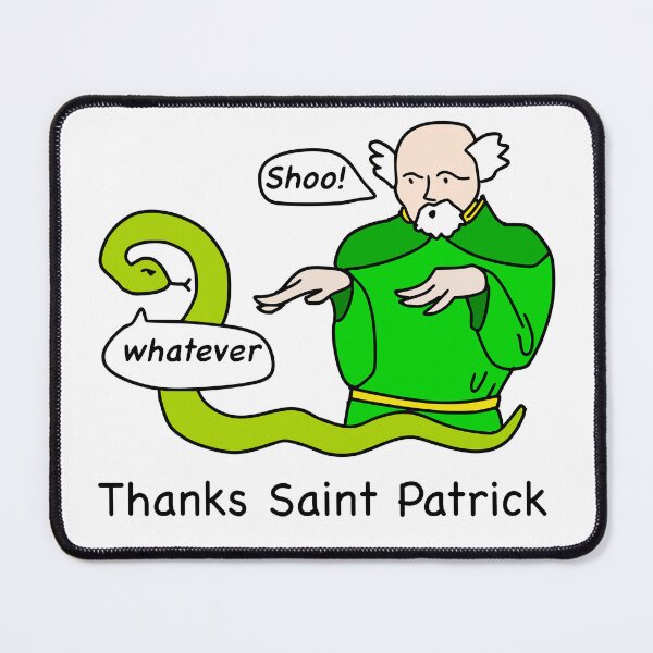Aperçu de l'œuvre Merci Saint Patrick créée et vendue par BrushAndPen.