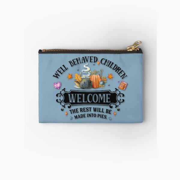 Item preview, Boho Dusty Blue, Cottagecore - Well Behaved Children Welcome the Rest Will Be Made Into Pies, AlaskaMagick designed and sold by Alaska Magick.