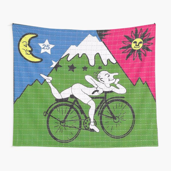 LSD - Albert Hofmann - Bicycle Day Tapestry