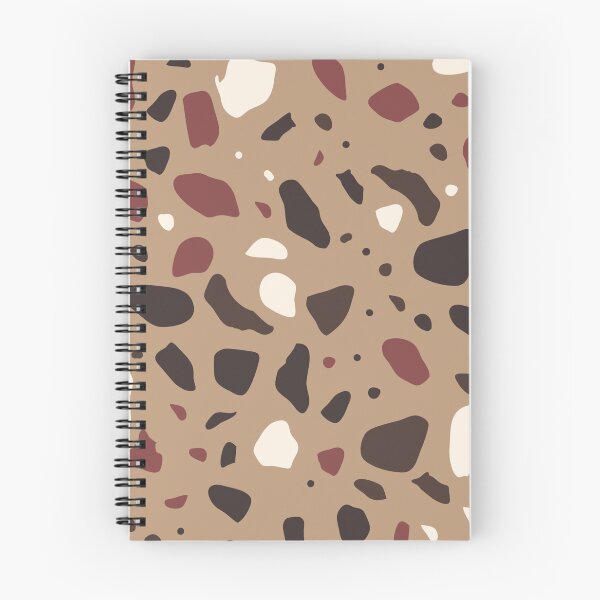 Item preview, Brown Layout White & Red Terrazzo Blots Boundless Decor designed and sold by Alchemy-A-La-G.