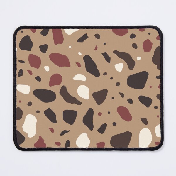 Item preview, Brown Layout White & Red Terrazzo Blots Boundless Decor designed and sold by Alchemy-A-La-G.