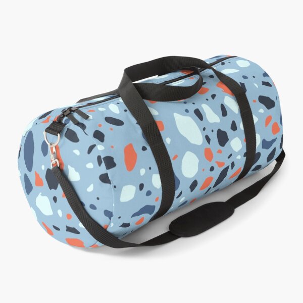 Item preview, Blue Layout Black & Orange Terrazzo Blots Boundless Decor designed and sold by Alchemy-A-La-G.