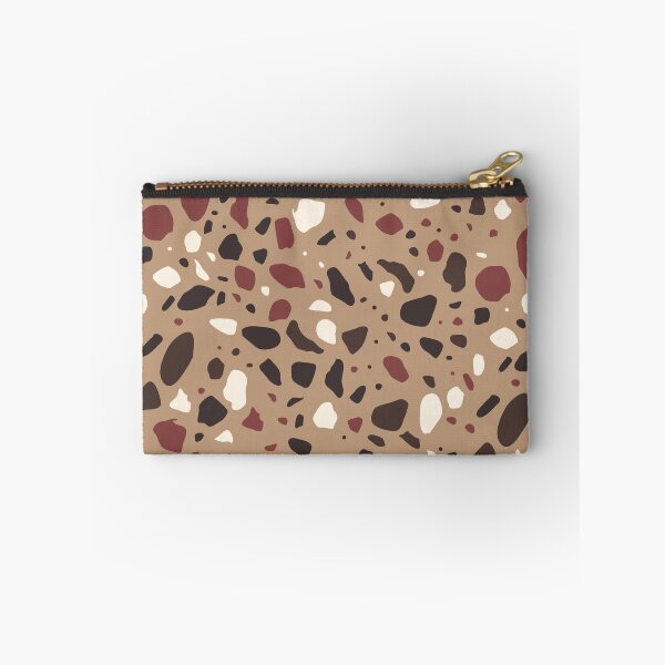 Item preview, Brown Layout White & Red Terrazzo Blots Boundless Decor designed and sold by Alchemy-A-La-G.