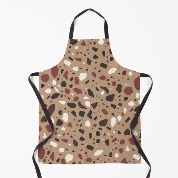 Item preview, Brown Layout White & Red Terrazzo Blots Boundless Decor designed and sold by Alchemy-A-La-G.