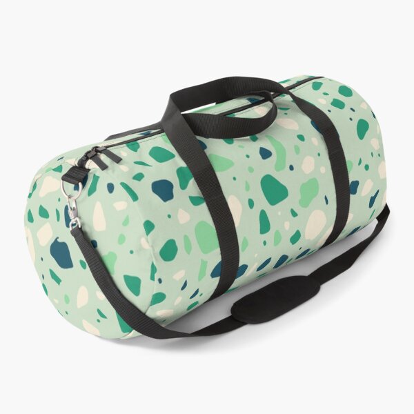 Item preview, Green Layout Blue & White Terrazzo Blots Boundless Decor designed and sold by Alchemy-A-La-G.