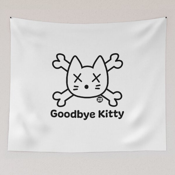 Artikelvorschau, GOODBYE KITTY - SKULL CROSSBONES entworfen und verkauft von TODD GOLDMAN.