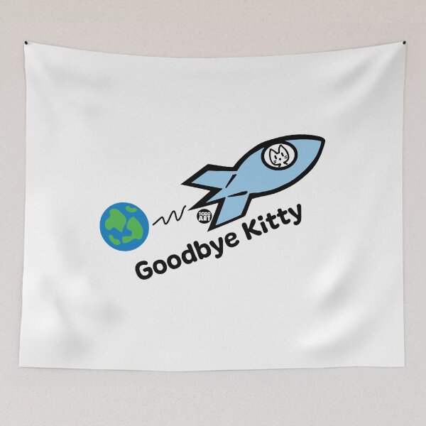 Item preview, GOODBYE KITTY - SPACESHIP designed and sold by TODD GOLDMAN.