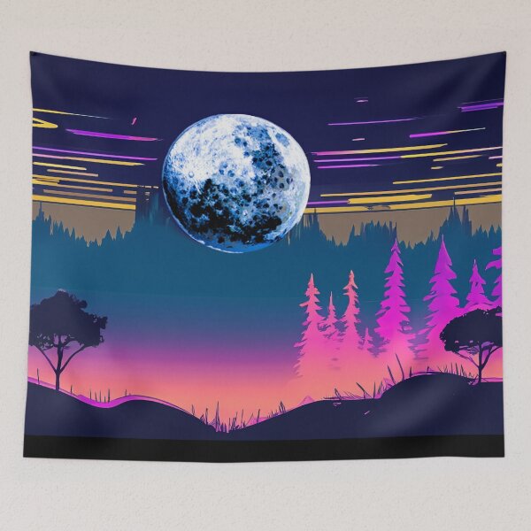 Item preview, Neon Crumpet Moonrise designed and sold by LionBrew.