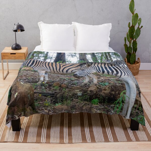 Item preview, Small Zebra Herd in the Forest designed and sold by SafariByMarisa.