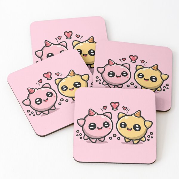 Item preview, Funny kawaii cute couple of unicorns in love designed and sold by Trend-Beaver.