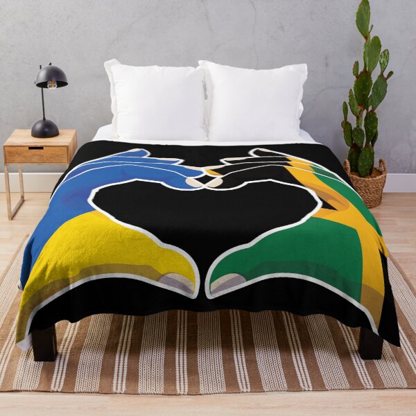 Item preview, Jamaican Jamaica Ukraine Ukrainian Love Heart Peace designed and sold by FlagX.