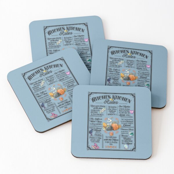 Item preview, Boho Dusty Blue, Cottagecore - Witches Kitchen Rules - AlaskaMagick designed and sold by Alaska Magick.