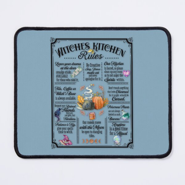 Item preview, Boho Dusty Blue, Cottagecore - Witches Kitchen Rules - AlaskaMagick designed and sold by Alaska Magick.
