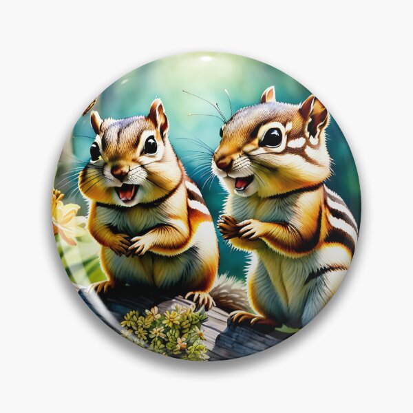 Item preview, Springtime chipmunks designed and sold by Lilsilverfish.