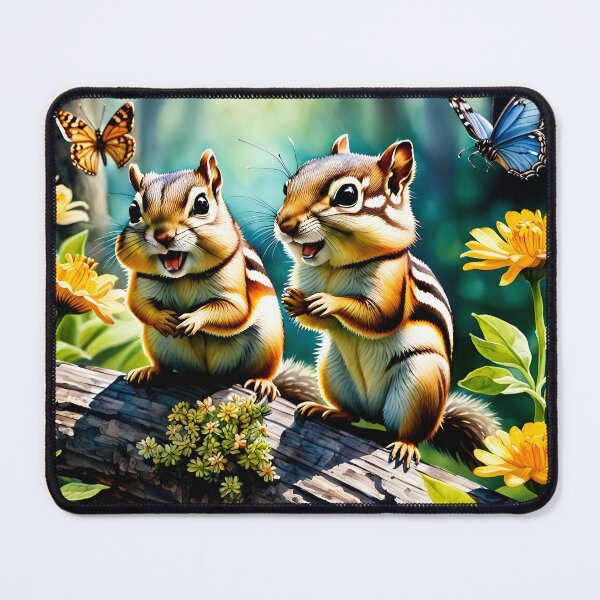Item preview, Springtime chipmunks designed and sold by Lilsilverfish.