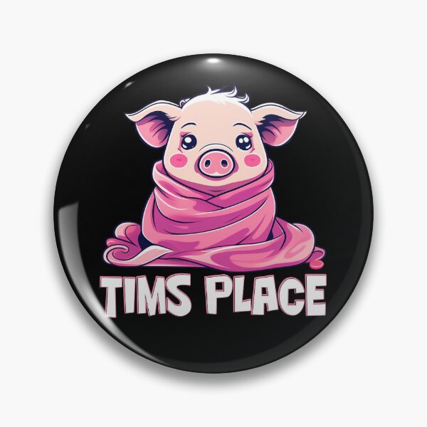 Item preview, Tim, the adorable pink piggy snuggled up in a blanket designed and sold by Lososko.