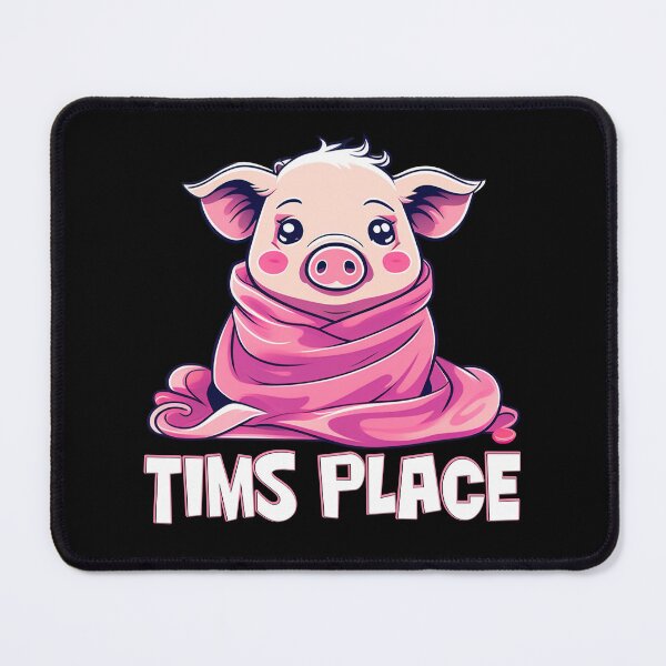 Item preview, Tim, the adorable pink piggy snuggled up in a blanket designed and sold by Lososko.