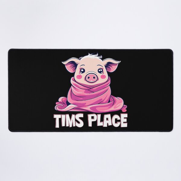 Item preview, Tim, the adorable pink piggy snuggled up in a blanket designed and sold by Lososko.