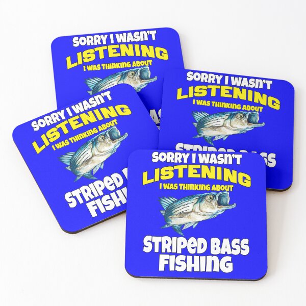 Item preview, Bass Fishing Sorry I Wasn’t Listening I Was Thinking About Striped Bass Fishing designed and sold by fantasticdesign.