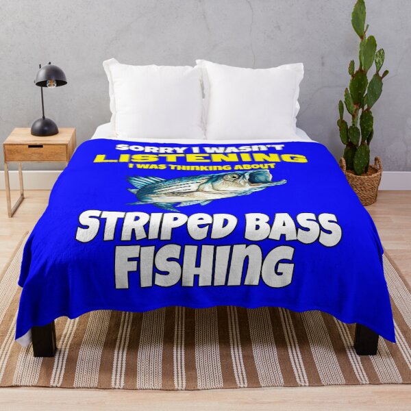 Item preview, Bass Fishing Sorry I Wasn’t Listening I Was Thinking About Striped Bass Fishing designed and sold by fantasticdesign.