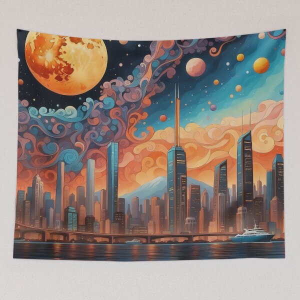 Item preview, Mystical Voyage A Path to Otherworldly Horizons designed and sold by ArtComixHaven.