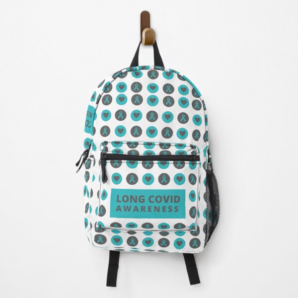 Item preview, Long Covid Awareness Pattern - grey Blue designed and sold by SadTea-Longhaul.