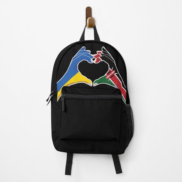 Item preview, Kenyan Kenya Ukraine Ukrainian Love Heart Peace designed and sold by FlagX.