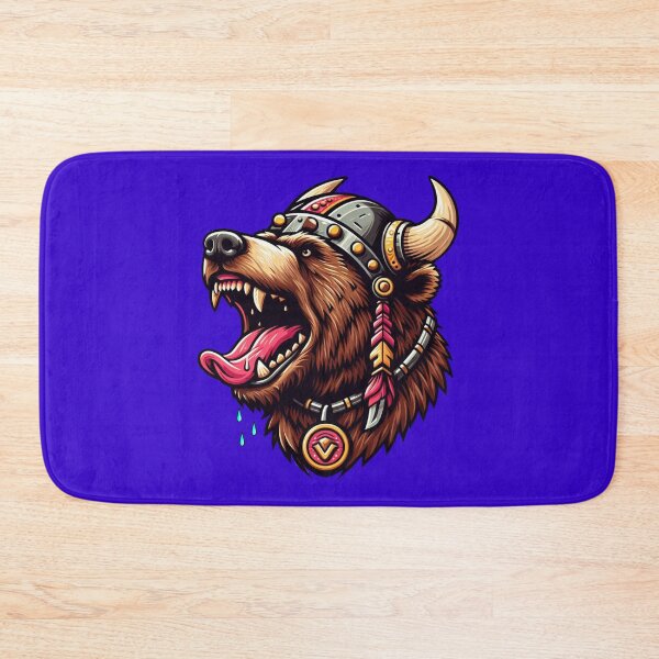 Item preview, VIKING BEAR HEAD - #3300CC designed and sold by Marlon Oseguera.