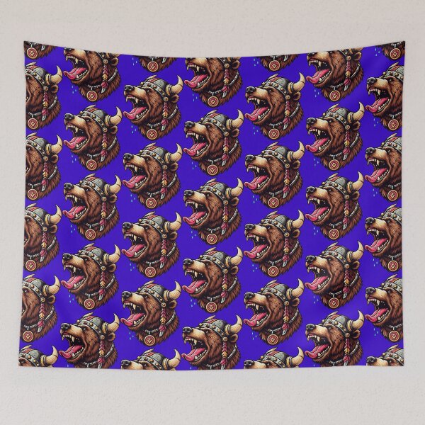 Item preview, VIKING BEAR HEAD - #3300CC designed and sold by Marlon Oseguera.