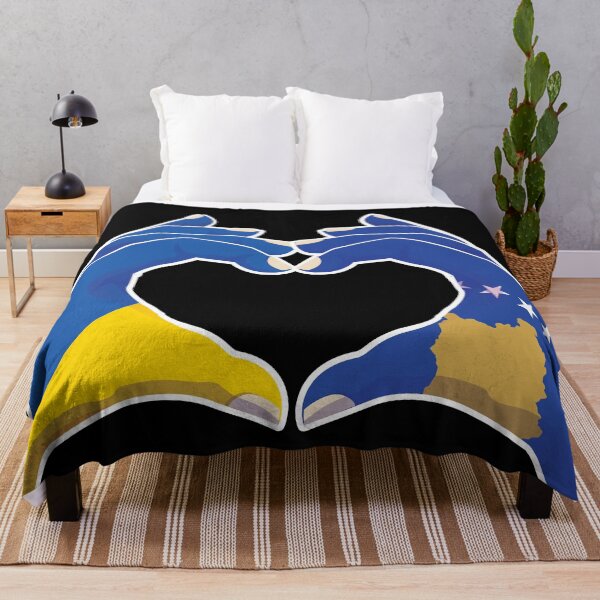 Item preview, Kosovo Kosovar Ukraine Ukrainian Love Heart Peace designed and sold by FlagX.