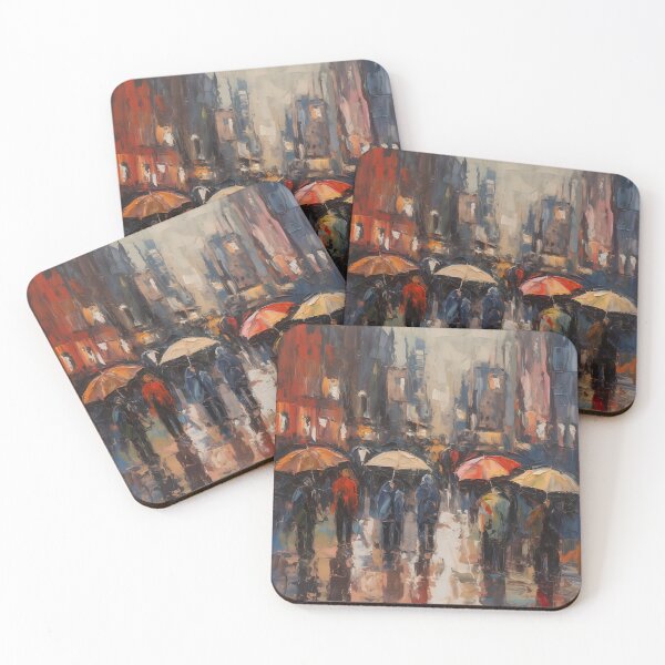 Item preview, people with umbrellas ,oil designed and sold by elegantpaterns.