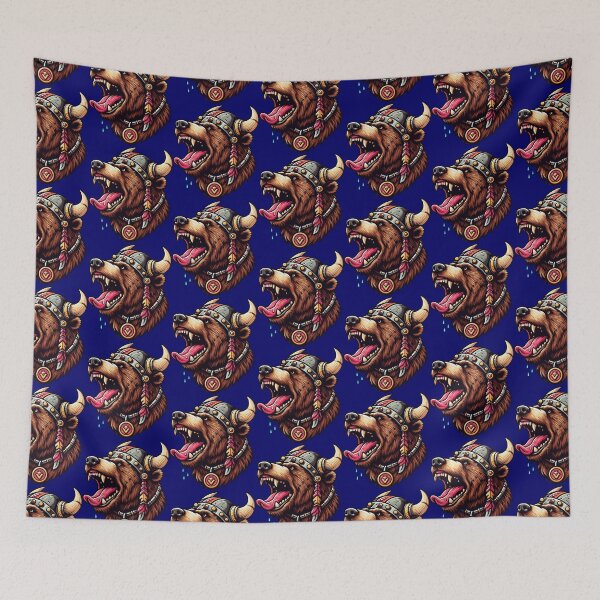 Item preview, VIKING BEAR HEAD - #000066 designed and sold by Marlon Oseguera.
