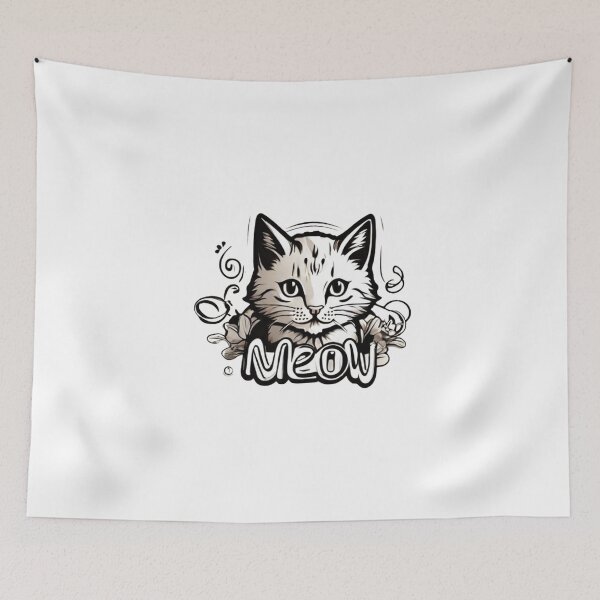 Item preview,  Meow Or Never ,cats lover , funny idea  designed and sold by masteryStore.
