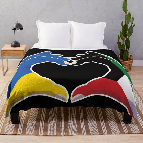 Item preview, Kuwait Kuwaiti Ukraine Ukrainian Love Heart Peace designed and sold by FlagX.