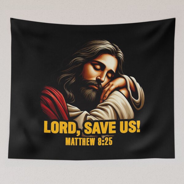 Item preview, Matthew 8:25 Lord Save Us designed and sold by plushism.