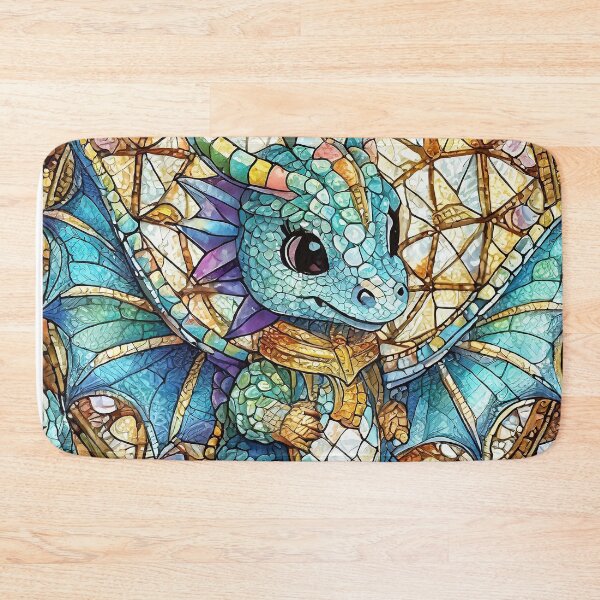 Item preview, Stained Glass Dragon Baby designed and sold by Winging-It.