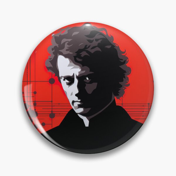 Item preview, Andre-Marie Ampere | Red minimalism designed and sold by ComicsFactory.