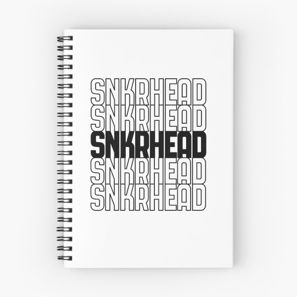 Item preview, SNKRSHEAD Black Text Design designed and sold by MimsTees.