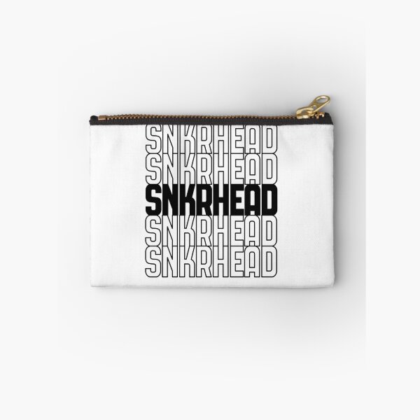 Item preview, SNKRSHEAD Black Text Design designed and sold by MimsTees.